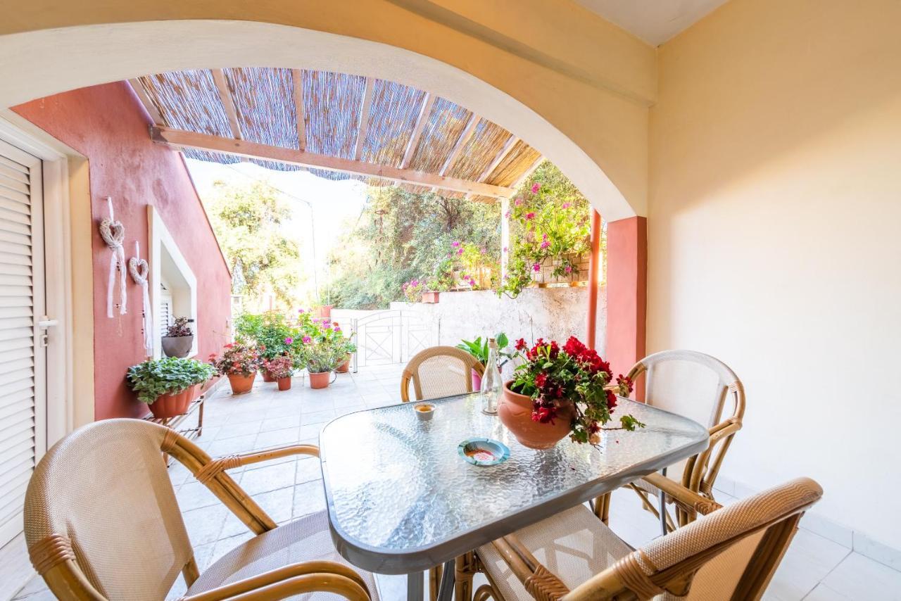 Helen Corfu Houseアパートメント エクステリア 写真
